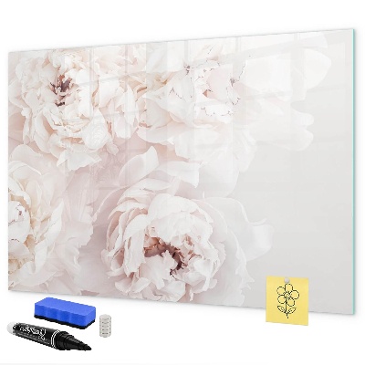 Tablă cu marker Motiv floral cu spațiu pentru fotografii