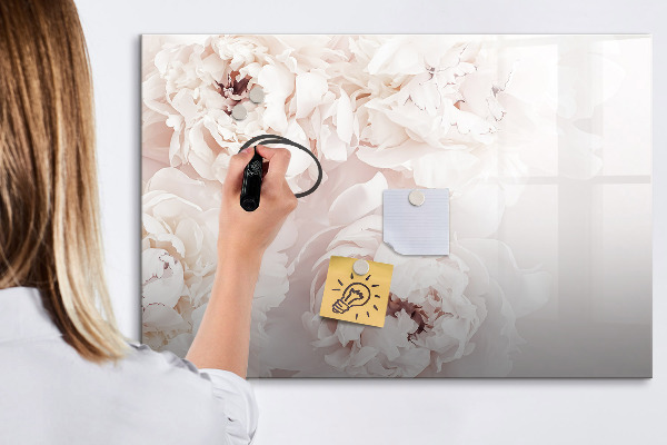 Tablă cu marker Motiv floral cu spațiu pentru fotografii