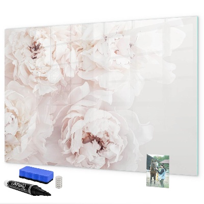 Tablă cu marker Motiv floral cu spațiu pentru fotografii