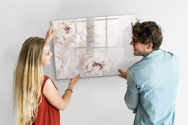 Tablă cu marker Motiv floral cu spațiu pentru fotografii