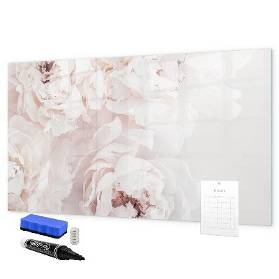 Tablă cu marker Motiv floral cu spațiu pentru fotografii