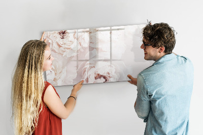 Tablă cu marker Motiv floral cu spațiu pentru fotografii