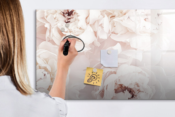 Tablă cu marker Motiv floral cu spațiu pentru fotografii