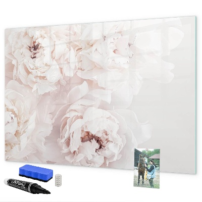 Tablă cu marker Motiv floral cu spațiu pentru fotografii