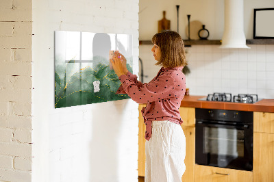 Tablă cu marker Tablă verde pentru fotografii și notițe