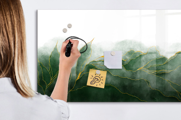 Tablă cu marker Tablă verde pentru fotografii și notițe