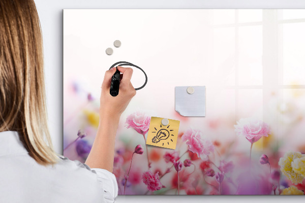 Tablă cu marker Tablă florală pentru fotografii și notițe