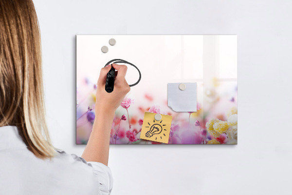 Tablă cu marker Tablă florală pentru fotografii și notițe
