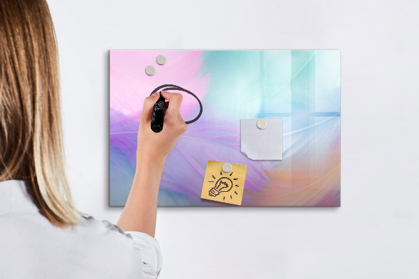 Tablă magnetică de scris O tablă colorată pentru fotografii și notițe