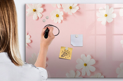 Tablă cu marker Motiv floral pentru prezentare foto