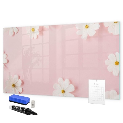 Tablă cu marker Motiv floral pentru prezentare foto