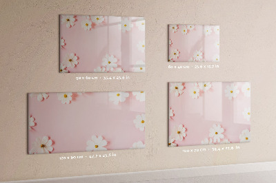 Tablă cu marker Motiv floral pentru prezentare foto