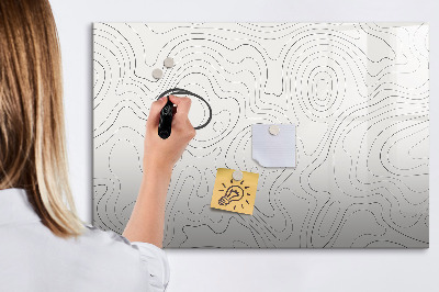 Tablă magnetică de scris Tablă de afișare foto modernă