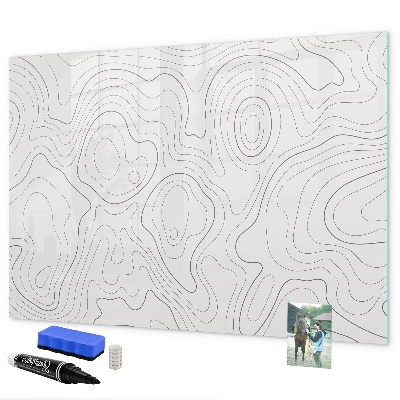 Tablă magnetică de scris Tablă de afișare foto modernă