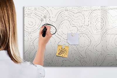 Tablă magnetică de scris Tablă de afișare foto modernă