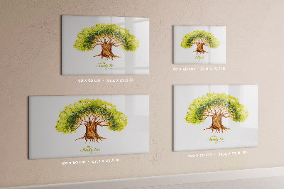 Tablă cu marker Arbore genealogic cu spațiu pentru fotografii