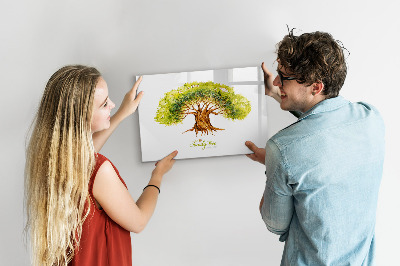 Tablă cu marker Arbore genealogic cu spațiu pentru fotografii
