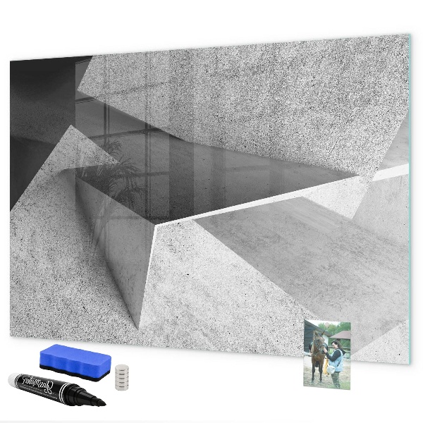 Tablă magnetică de scris Tablă modernă pentru notițe și fotografii