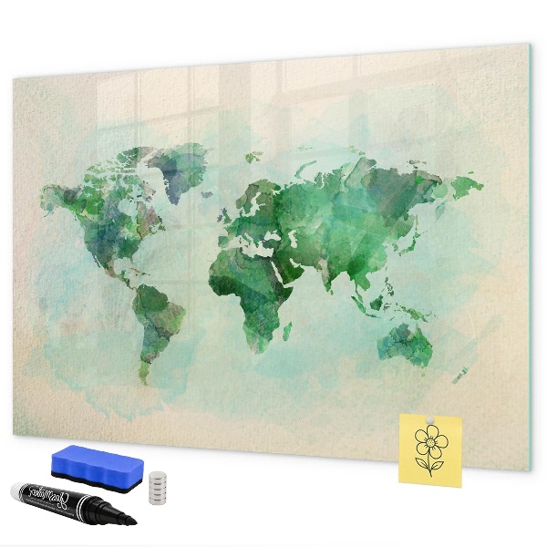 Tablă cu marker Cartografierea amintirilor lumii