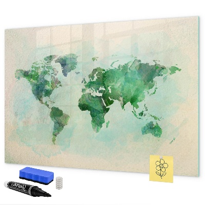 Tablă cu marker Cartografierea amintirilor lumii