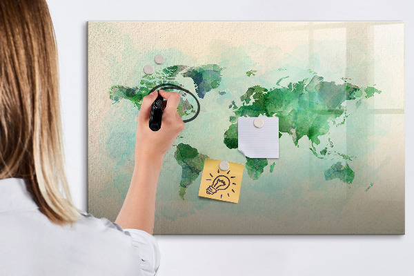 Tablă cu marker Cartografierea amintirilor lumii