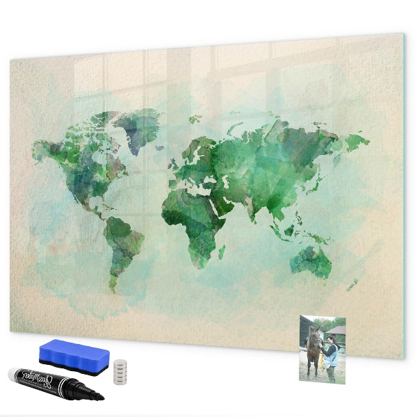 Tablă cu marker Cartografierea amintirilor lumii