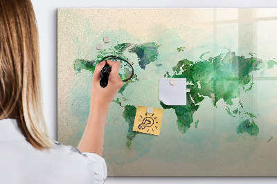 Tablă cu marker Cartografierea amintirilor lumii