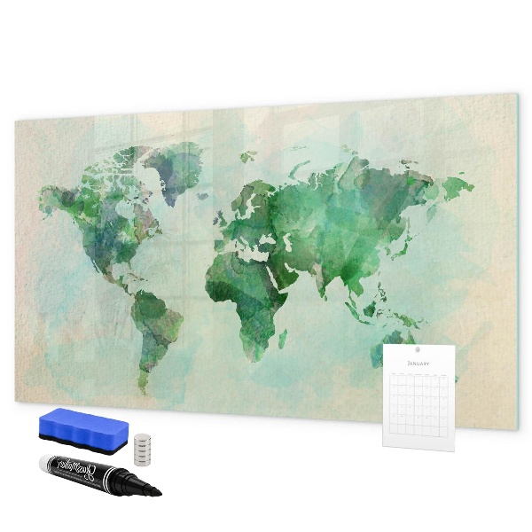 Tablă cu marker Cartografierea amintirilor lumii