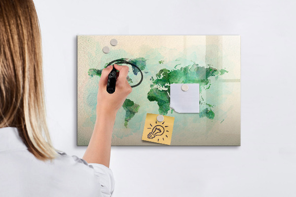 Tablă cu marker Cartografierea amintirilor lumii