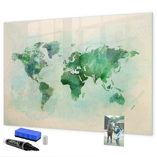 Tablă cu marker Cartografierea amintirilor lumii