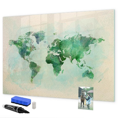 Tablă cu marker Cartografierea amintirilor lumii