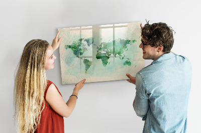 Tablă cu marker Cartografierea amintirilor lumii