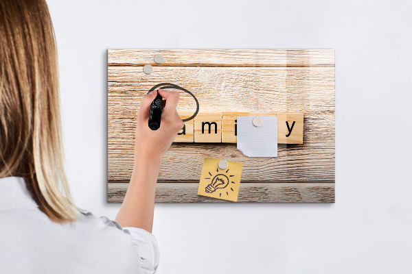 Tablă cu marker Un set pentru prezentarea fotografiilor pe perete