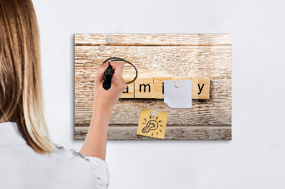 Tablă cu marker Un set pentru prezentarea fotografiilor pe perete