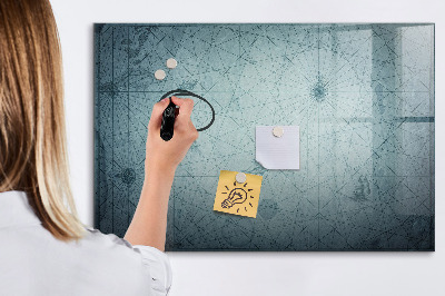 Tablă cu marker O tablă elegantă pentru notițe și fotografii
