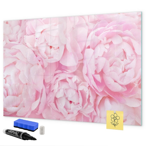 Tablă cu marker Motiv floral cu spațiu pentru fotografii