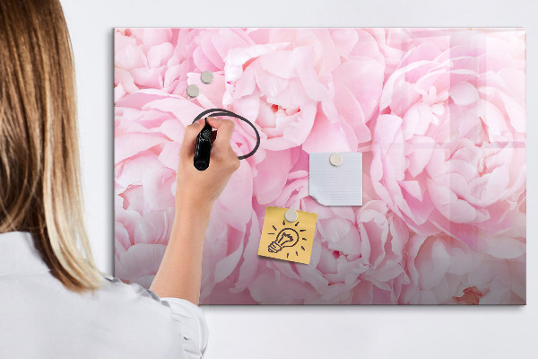 Tablă cu marker Motiv floral cu spațiu pentru fotografii