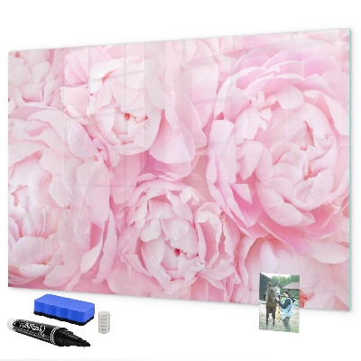 Tablă cu marker Motiv floral cu spațiu pentru fotografii