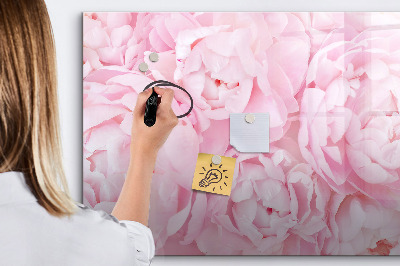 Tablă cu marker Motiv floral cu spațiu pentru fotografii