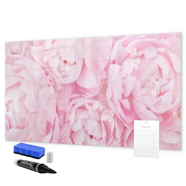 Tablă cu marker Motiv floral cu spațiu pentru fotografii