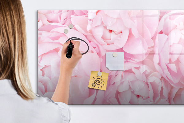 Tablă cu marker Motiv floral cu spațiu pentru fotografii