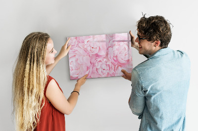 Tablă cu marker Motiv floral cu spațiu pentru fotografii