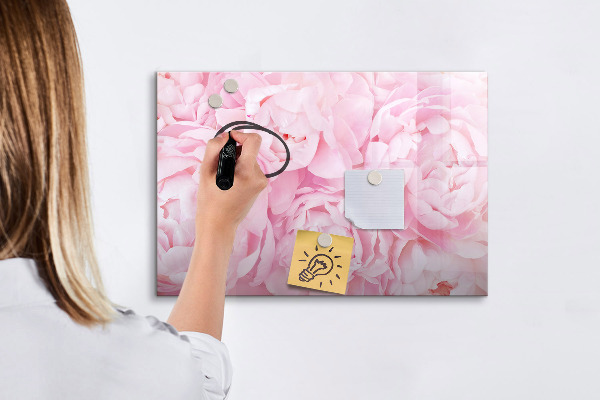 Tablă cu marker Motiv floral cu spațiu pentru fotografii