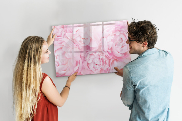 Tablă cu marker Motiv floral cu spațiu pentru fotografii