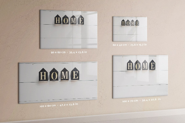 Tablă cu marker Tablă foto elegantă pentru casa ta
