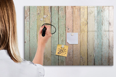 Tablă magnetică de scris O tablă colorată pentru fotografii și notițe