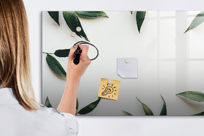 Tablă cu marker Tablă de notițe elegantă cu plante