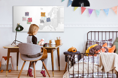 Tablă magnetică de scris Poster interactiv pentru fotografii și notițe