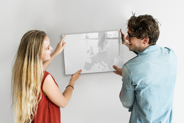 Tablă magnetică de scris Poster interactiv pentru fotografii și notițe