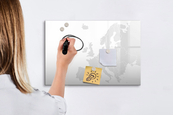 Tablă magnetică de scris Poster interactiv pentru fotografii și notițe